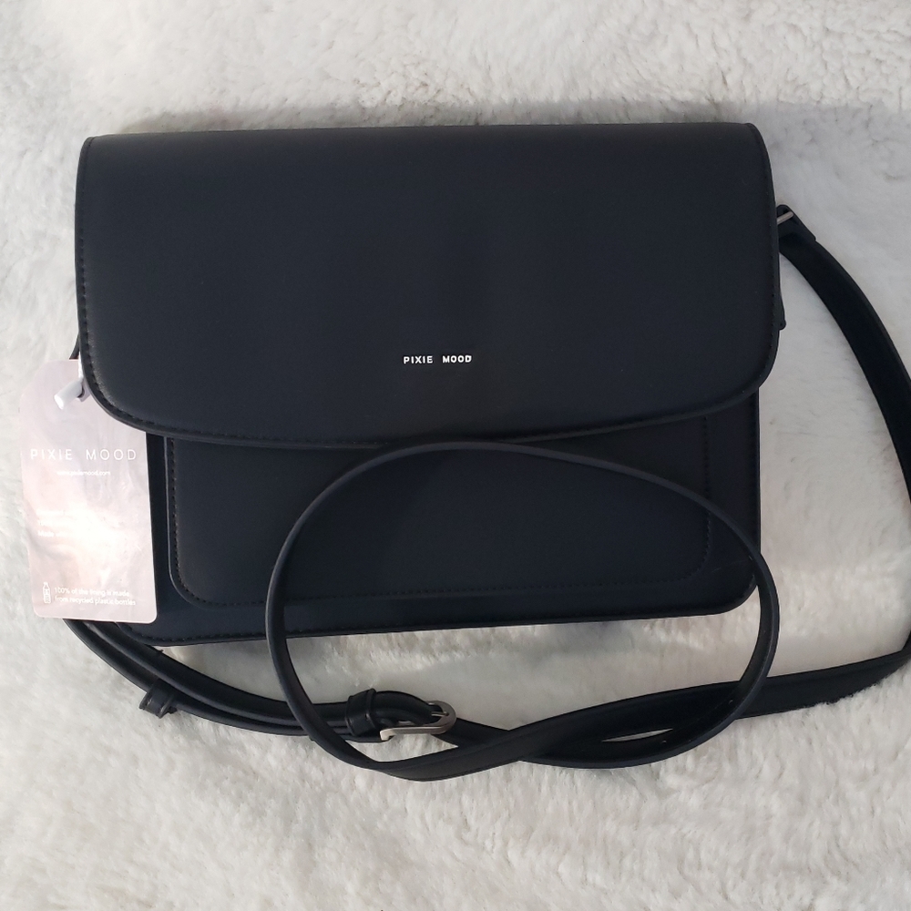 NWT Pixie Mood Zoe Crossbody Bag/Purse - Black